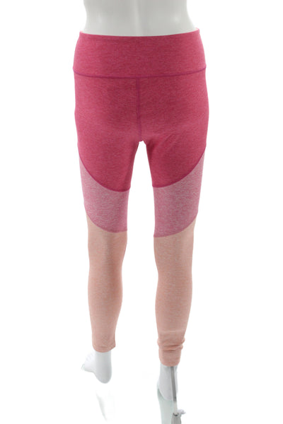 Outdoor Voices Womens Ankle Leggings Pink Polyester Spandex Size S