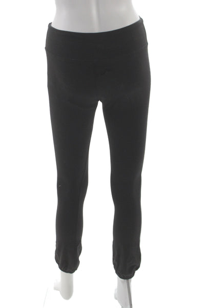 Splits59 Womens Black Ankle Cropped Leggings Size 0