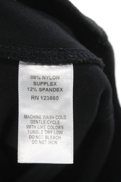 Splits59 Womens Black Ankle Cropped Leggings Size 0