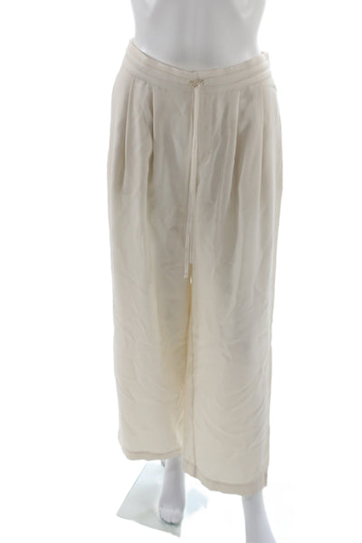 Eberjey Womens Beige Cropped TENCEL Lyocell Pants Petites Size S