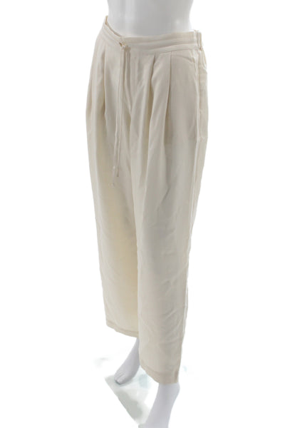 Eberjey Womens Beige Cropped TENCEL Lyocell Pants Petites Size S