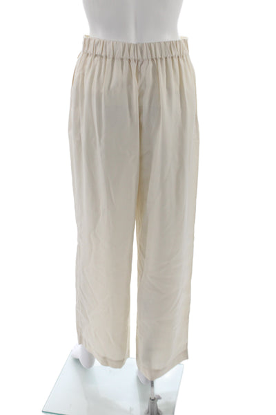 Eberjey Womens Beige Cropped TENCEL Lyocell Pants Petites Size S