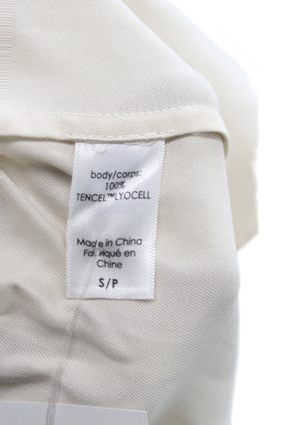 Eberjey Womens Beige Cropped TENCEL Lyocell Pants Petites Size S