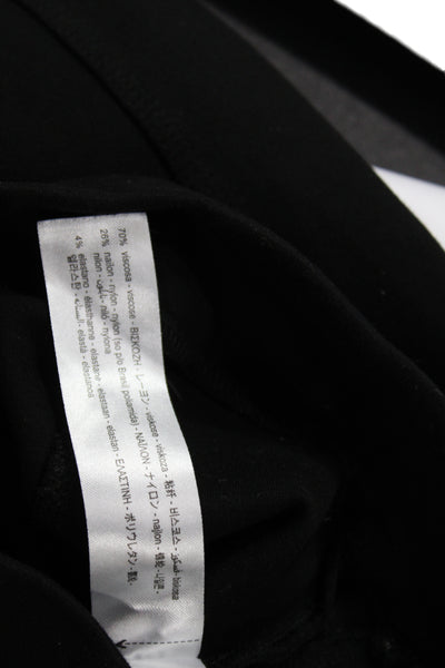 Zara Womens Ankle Jeggings Black Viscose Blend Size M