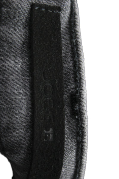 Joes Mens Cropped Wide Leg High Rise Dark Gray Jeans Size 34