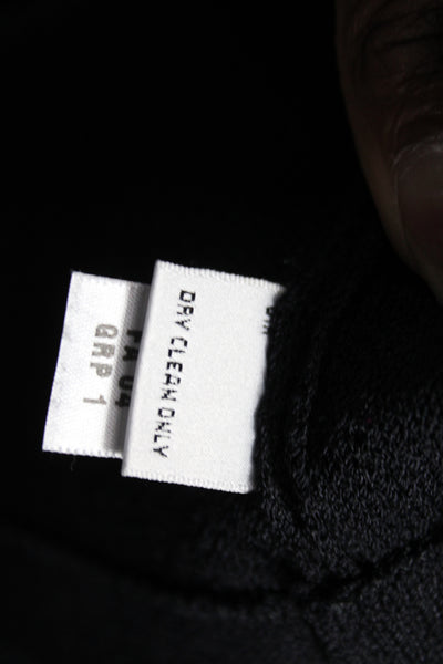 St. John Collection By Marie Gray Unisex Black Cotton Pullover Sweater Size L
