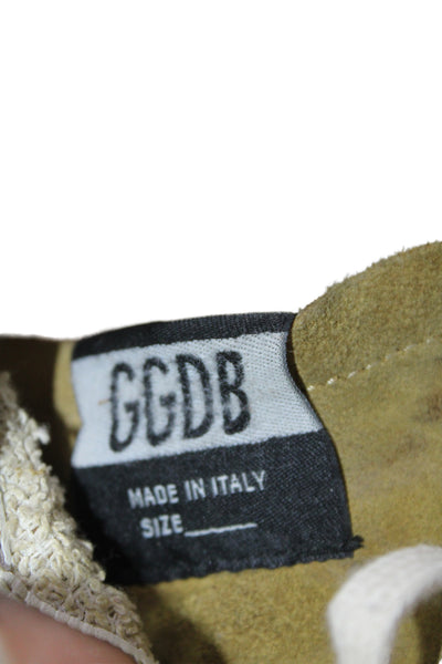 Golden Goose Womens Super Star Skate Sneakers Brown Green Size 38 8