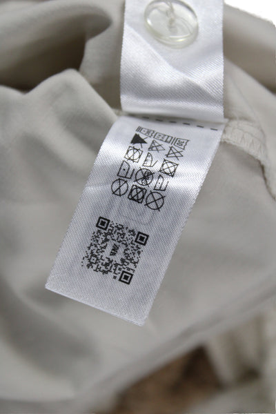 Zara Unisex Cargo Pants Beige Button 32in Inseam Size S
