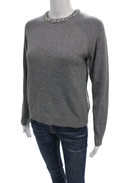 Minnie Rose Unisex Gray Pullover Sweater Crewneck Size XS