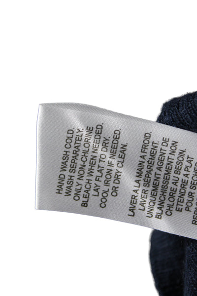 Splendid Women Dark Blue Cotton Cashmere Pullover Sweater Size XS