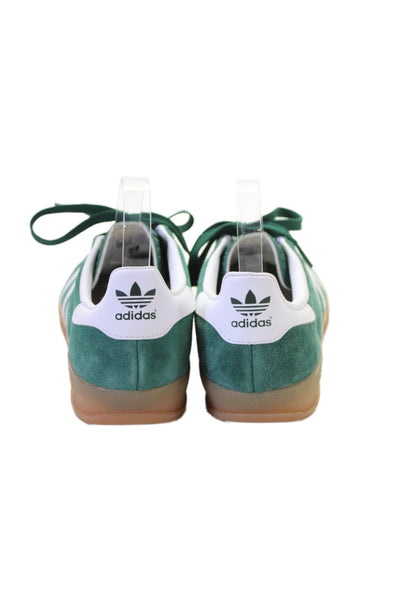 Adidas Mens Suede Lace Up Low Top Gazelle Sneakers Green Size 8.5