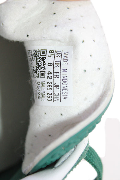 Adidas Mens Suede Lace Up Low Top Gazelle Sneakers Green Size 8.5