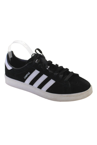 Adidas Mens Suede Campus Low Top Sneakers Black Size 8
