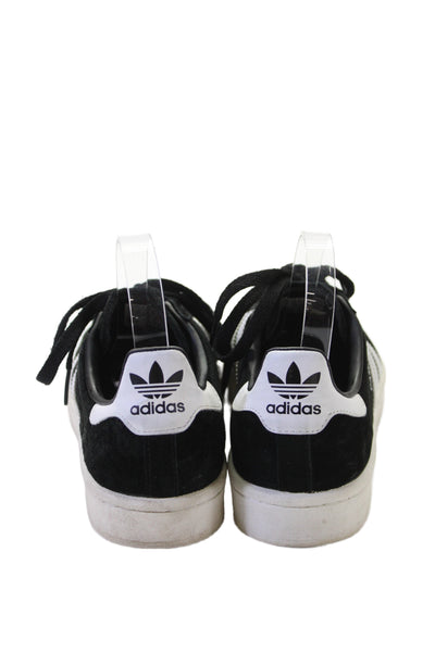 Adidas Mens Suede Campus Low Top Sneakers Black Size 8