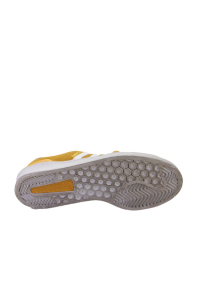 Adidas Mens Suede Low Top Campus ADV Sneakers Yellow Size 8