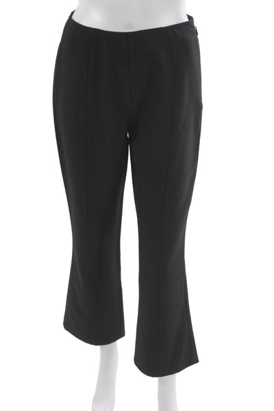 Cinq à Sept Women Cropped Dress Pants Black Zip Size 4