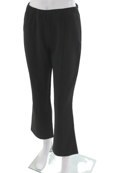 Cinq à Sept Women Cropped Dress Pants Black Zip Size 4