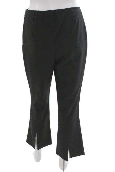 Cinq à Sept Women Cropped Dress Pants Black Zip Size 4