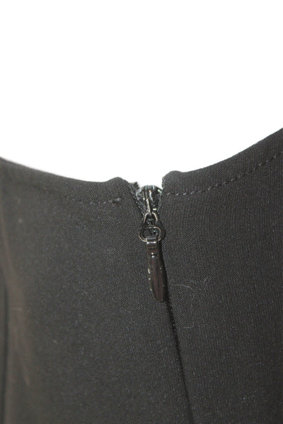 Cinq à Sept Women Cropped Dress Pants Black Zip Size 4
