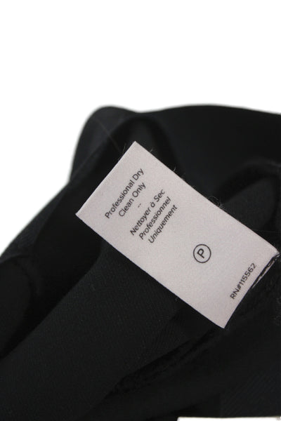 Cinq à Sept Women Cropped Dress Pants Black Zip Size 4