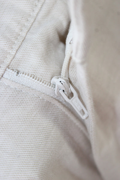 Uniqlo Mens Beige Chinos Cotton Linen Spandex Size M