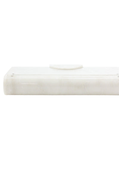 Edie Parker Womens Acrylic Clutch Handbag White