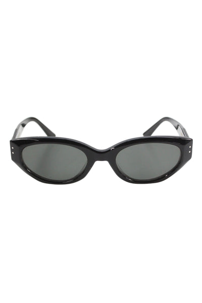 Gentle Monster Unisex Adults Solid Cat Eye Sunglasses Black
