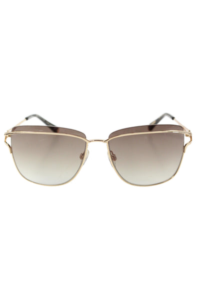 KY for Tura Womens Metallic Square Sunglasses Gold Size 56-15 135mm