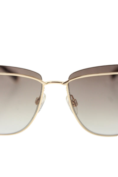KY for Tura Womens Metallic Square Sunglasses Gold Size 56-15 135mm