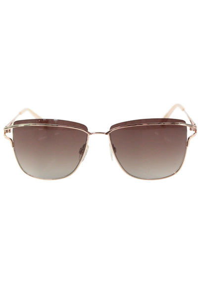 KY for Tura Womens Square Sunglasses Rose Gold Size 56-15 135mm