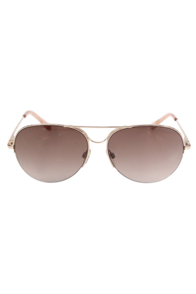 KY for Tura Womens Aviator Sunglasses Rose Gold Size 57-14 140mm