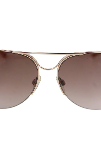 KY for Tura Womens Aviator Sunglasses Rose Gold Size 57-14 140mm