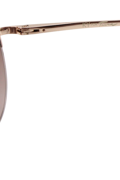 KY for Tura Womens Aviator Sunglasses Rose Gold Size 57-14 140mm