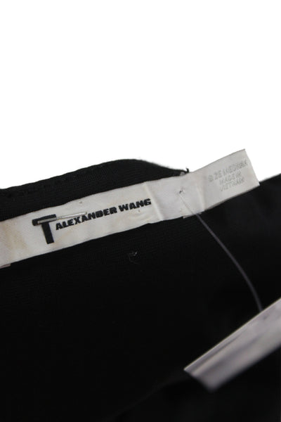Alexander Wang Women Bodycon Sheath Dress Black Sleeveless Size M