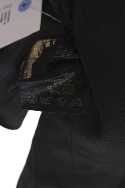 Escada Margaretha Ley Women Pencil Skirt Black Wool Knee Size 40