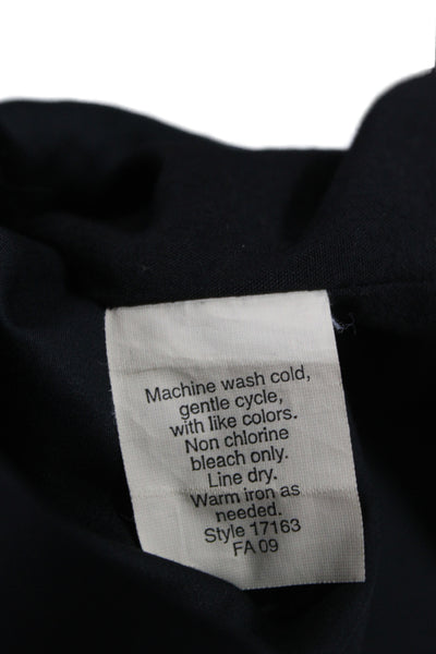 J Crew Women Sheath Dress Black Cotton Sleeveless Short Hook & Eye Size 6