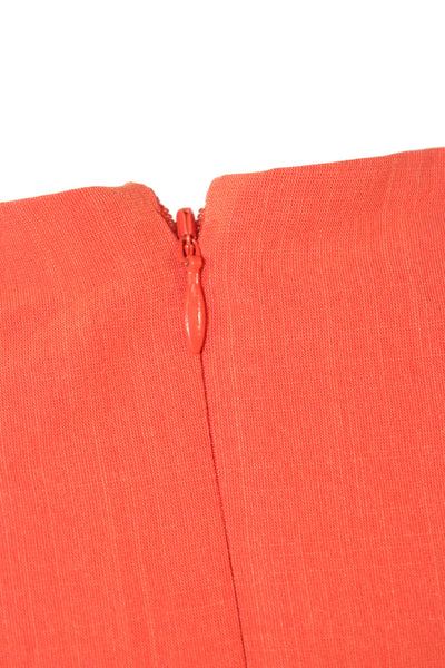 Privacy Please Women Jumpsuit Orange V Neck Sleeveless Size S