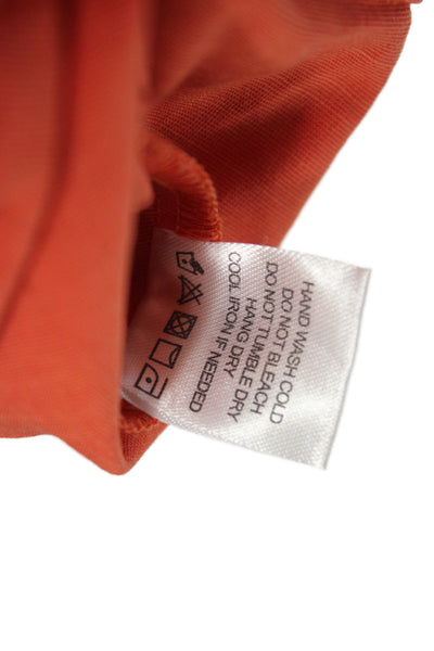 Privacy Please Women Jumpsuit Orange V Neck Sleeveless Size S