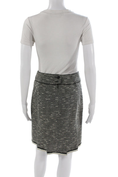 Nanette Lepore Women 2 Piece Suit Black 3/4 Sleeve Round Neck Size 2
