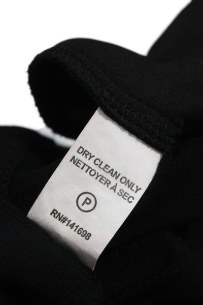 Ramy Brook Womens Jumpsuit Black Collared Long Sleeve Size 2