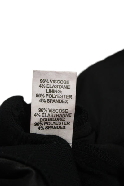 Ramy Brook Womens Jumpsuit Black Collared Long Sleeve Size 2