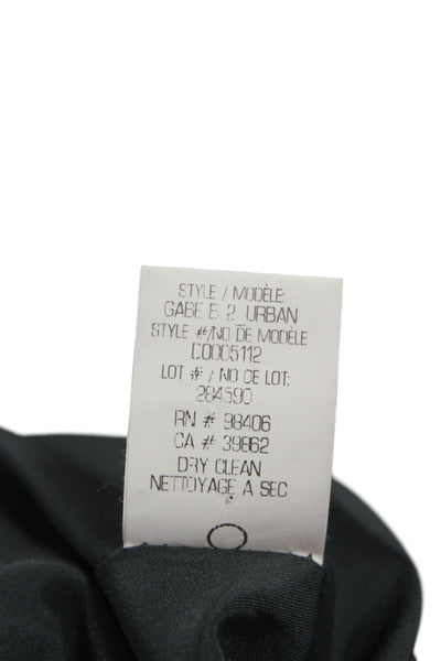 Theory Unisex Dark Gray Classic Wool Blend Blazer Size 2