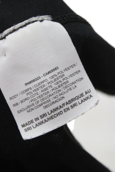 Nike Women's Cotton Scoop neck T-Shirt  Black Size XS