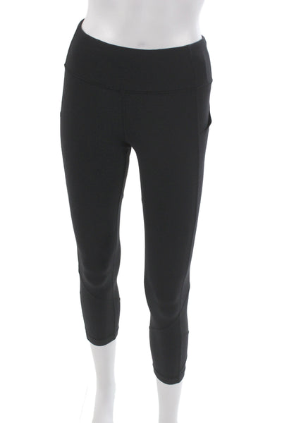 Lululemon Women Capri Cropped Black Leggings Size 4