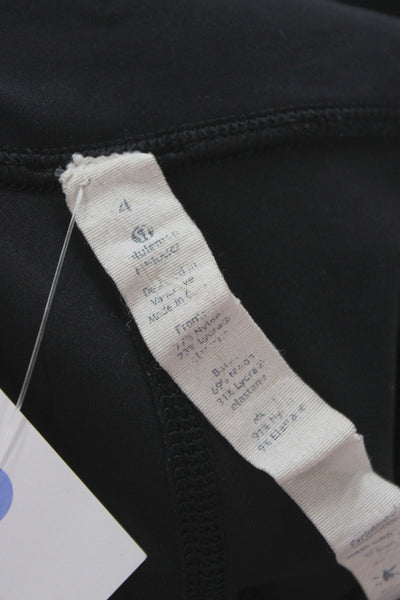 Lululemon Women Capri Cropped Black Leggings Size 4