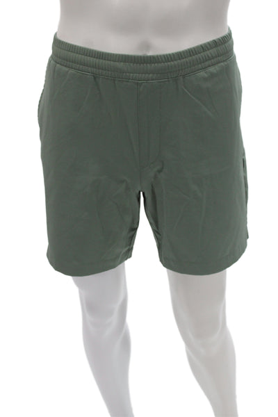 J Crew Mens Green Sweat Shorts Size M