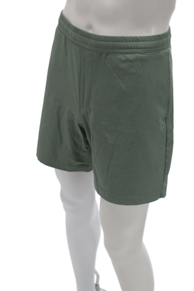 J Crew Mens Green Sweat Shorts Size M