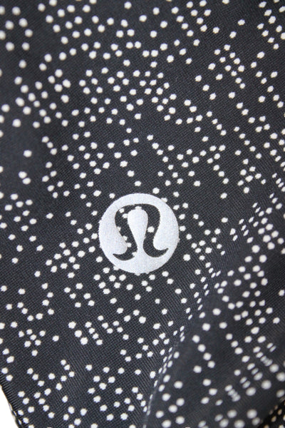 Lululemon Womens Geometric Black Mini Skort Size 4