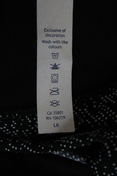 Lululemon Womens Geometric Black Mini Skort Size 4