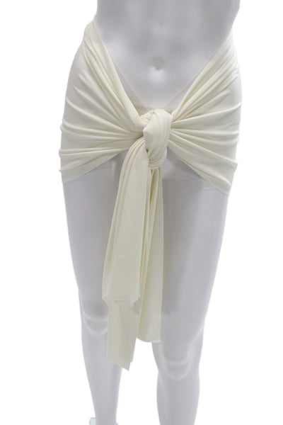 Norma Kamali Womens White Swimwear Size One Size